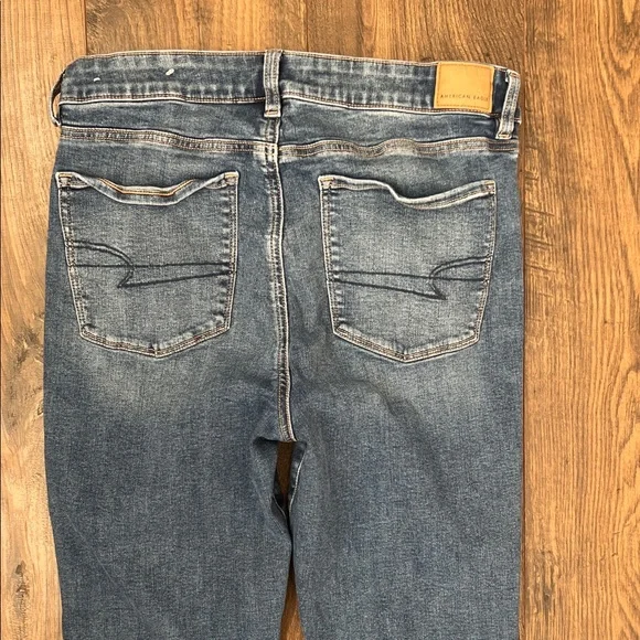 American Eagle Outfitters Blue Flare Jeans - Picture 11 of 12